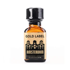 Amsterdam Gold Label Poppers - Amyl Nitrite Leather Cleaner 24ml