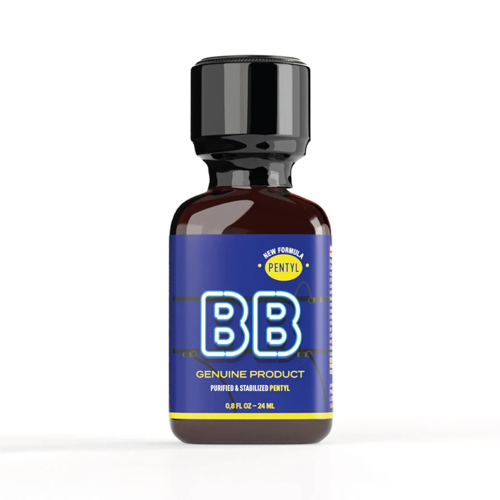 BB New Formula Pentyl Poppers - Pentyl Nitrite Leather Cleaner 24ml