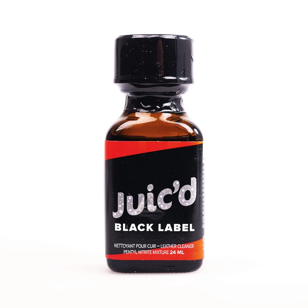 Juic'd Black Label Poppers - Pentyl Nitrite Leather Cleaner 24ml