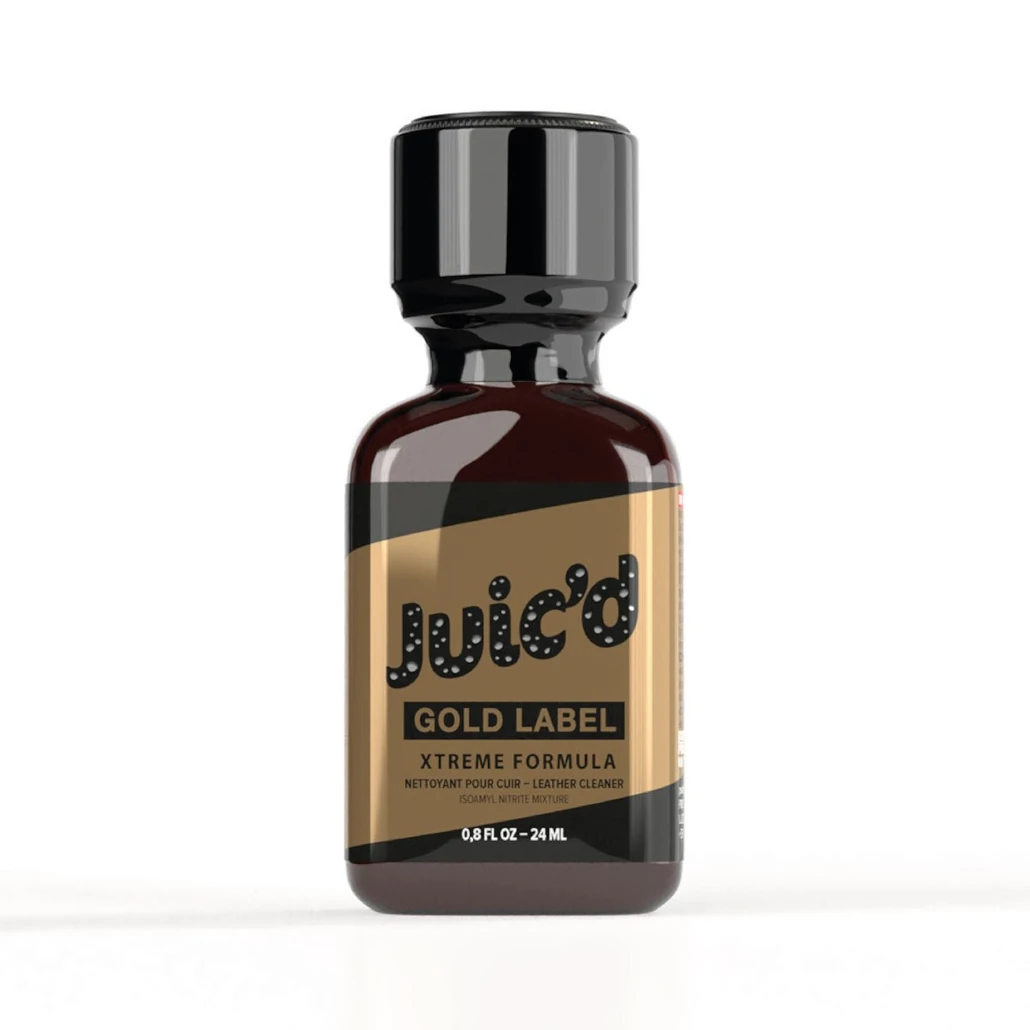 Juic'd Gold Label Poppers - Isoamyl Nitrite Xtreme Formula Leather Cleaner 24ml