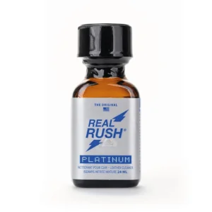 Real Rush Platinum Poppers - Isoamyl Nitrite Leather Cleaner 24ml