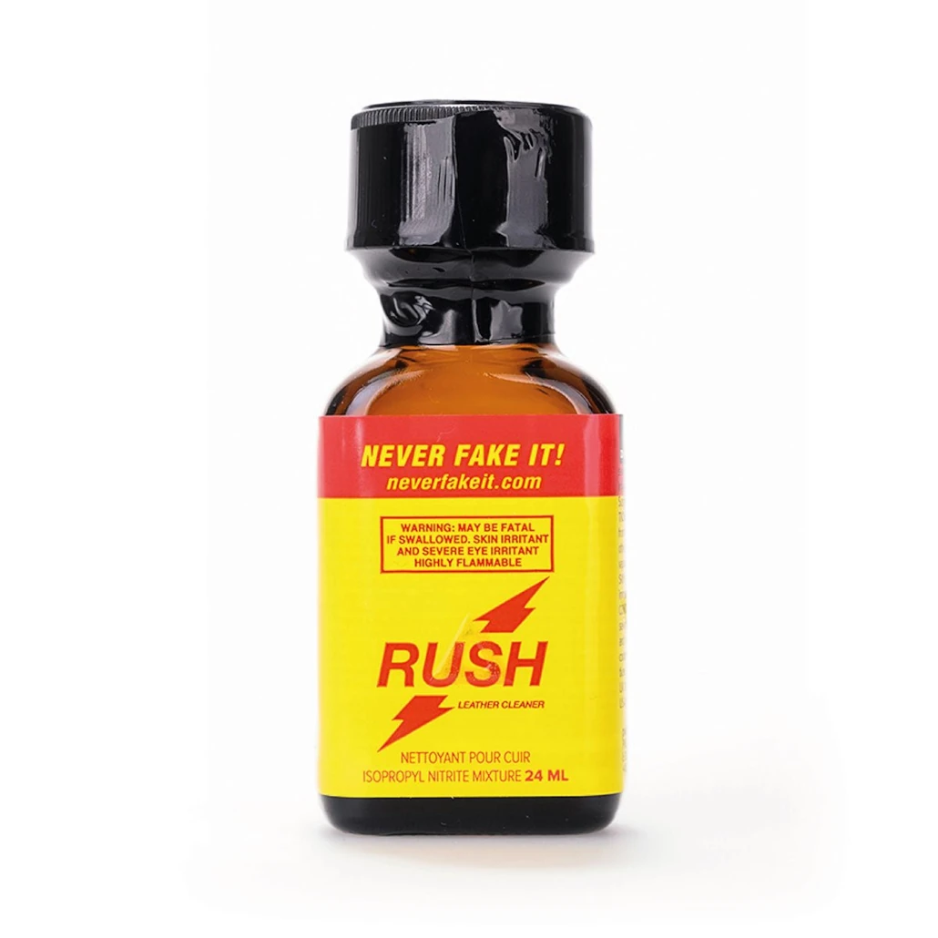 RUSH Poppers - Never Fake It Isoamyl Nitrite Leather Cleaner 24ml